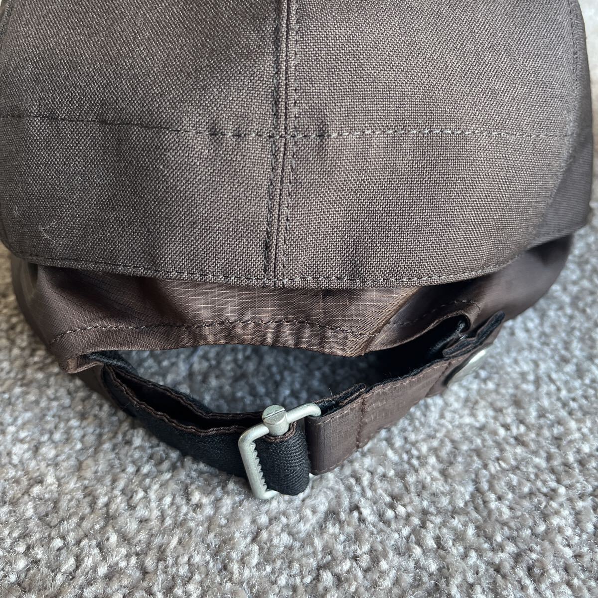 tamme タム キャップ ブラウン 茶 日本製 DAT Inc ポリエステル ウール モヘア 混紡素材 22S0034 6パネルキャップ 帽子 キャップ_画像4