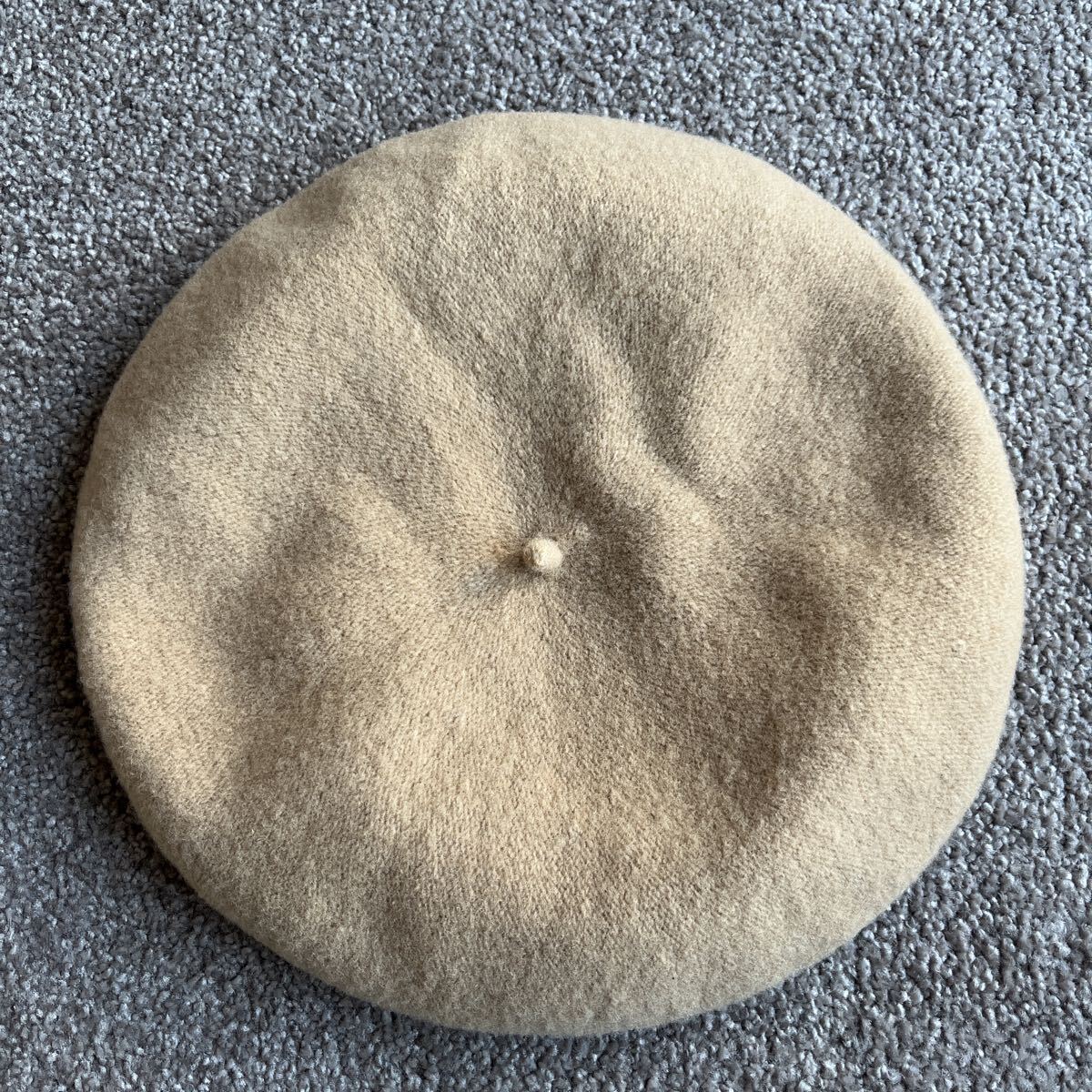 NEW YORK HAT ニューヨークハット Philadelphia rapid transit ベレー帽 ウール100% ベージュ 59.5cm_画像4