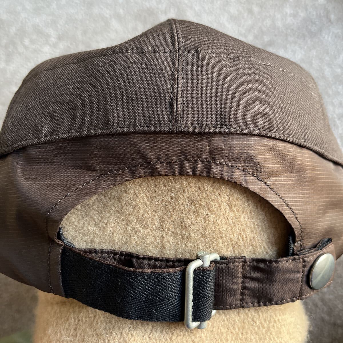 tamme タム キャップ ブラウン 茶 日本製 DAT Inc ポリエステル ウール モヘア 混紡素材 22S0034 6パネルキャップ 帽子 キャップ_画像10