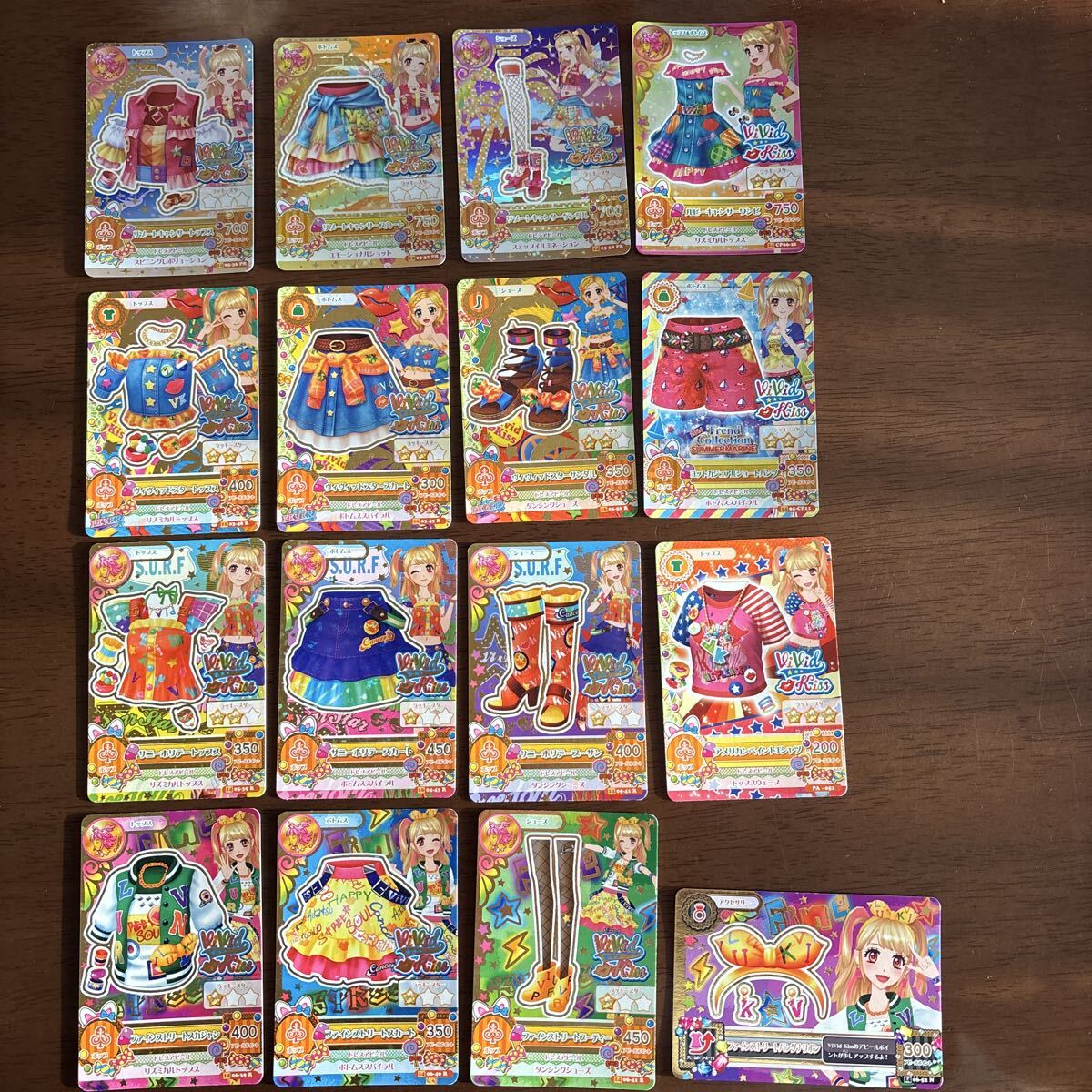 夏樹みくる　リゾートキャンサー　アクセ無し　ルビーキャンサーワンピ　ヨットカジュアルショートパンツ　その他レアカード１１枚_画像1