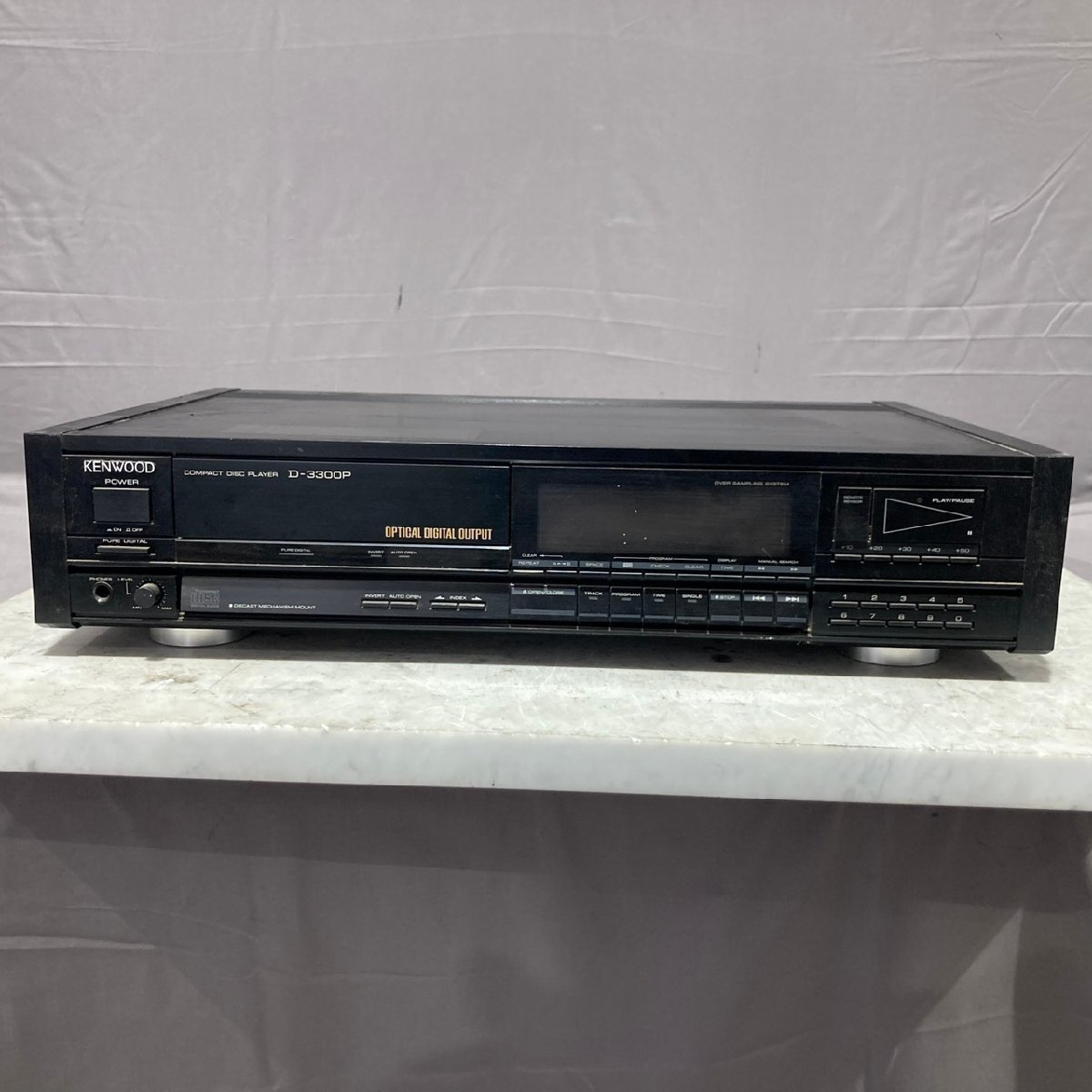 【J】kENWOOD D-3300P CDプレーヤー ケンウッド 184142_画像2