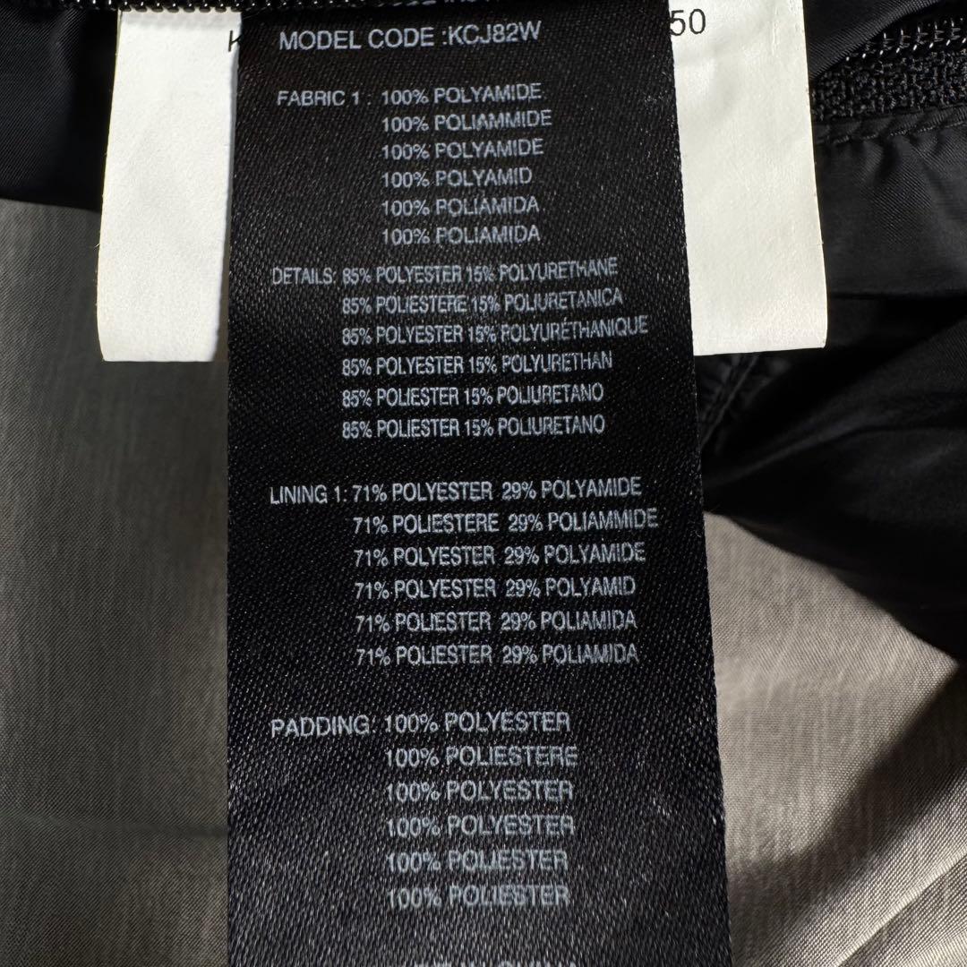 美品 XL アルマーニ 中綿 ベスト フード付き ブラック メンズ ARMANI COLLEZIONI ダウンベスト ビジネス カジュアル 切り替え_画像8