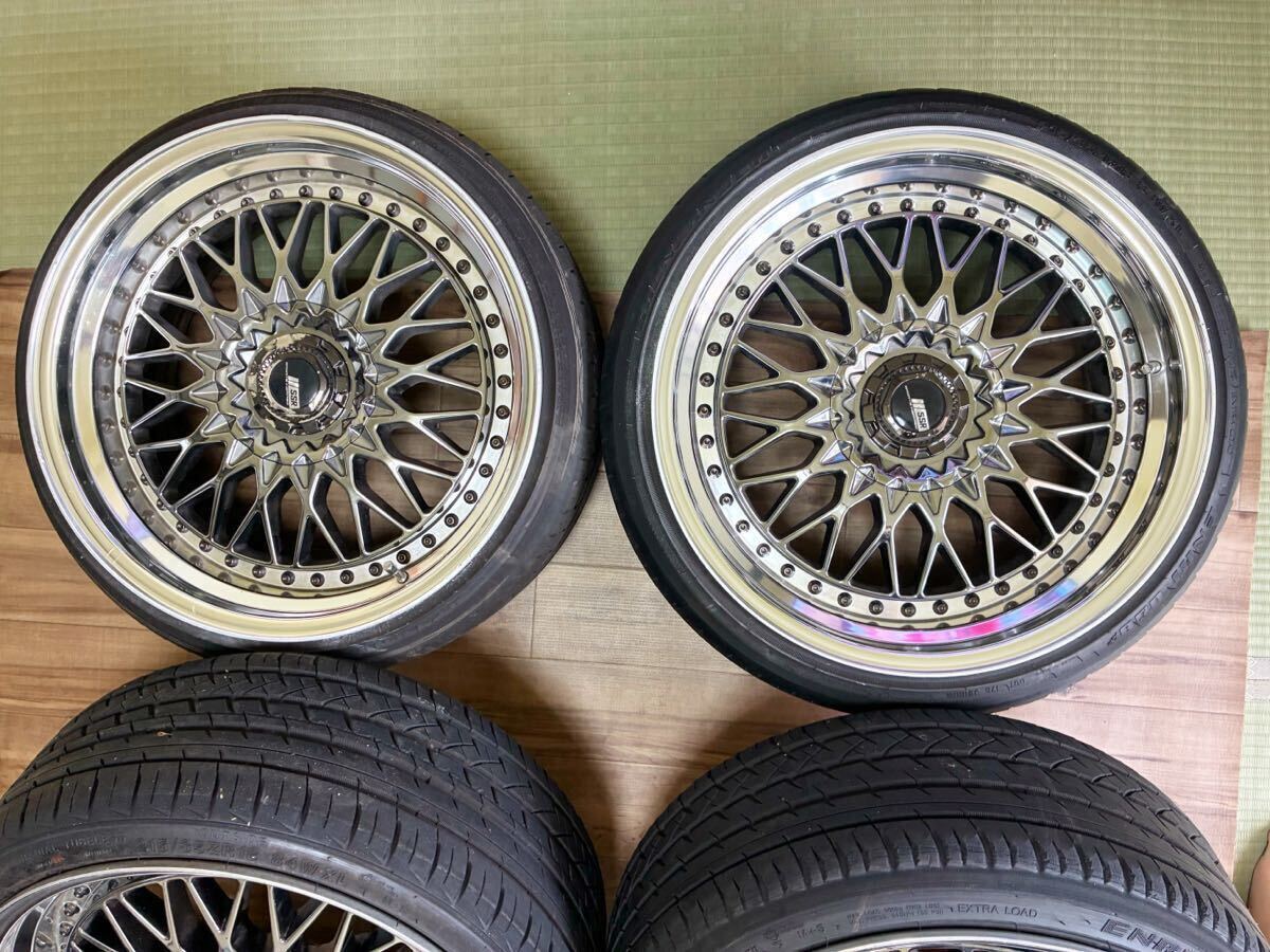 【美品】SSR プロフェッサー メッシュ MESH 18インチ 8.5J 86 BRZ プリウス レガシー インプレッサ カローラ ウィッシュ CT WORK_画像4