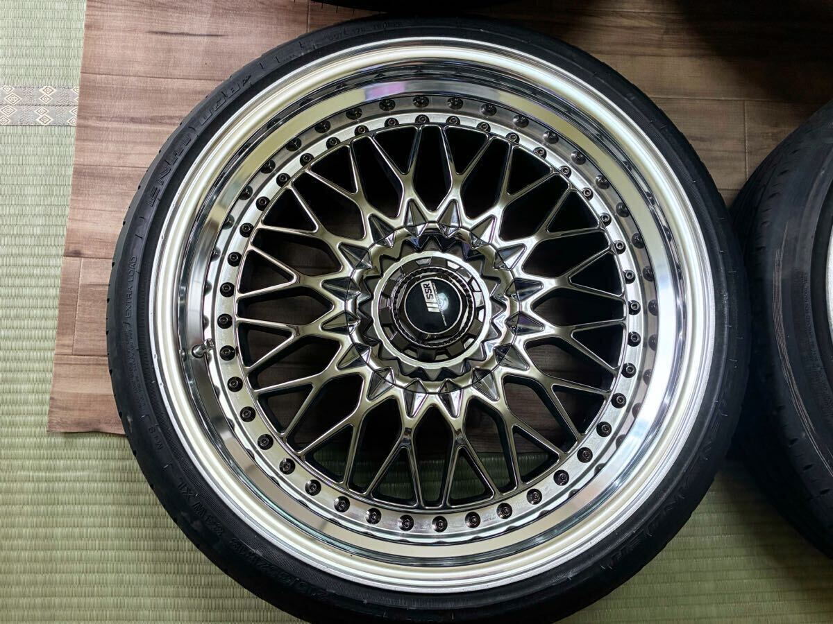 【美品】SSR プロフェッサー メッシュ MESH 18インチ 8.5J 86 BRZ プリウス レガシー インプレッサ カローラ ウィッシュ CT WORK_画像6