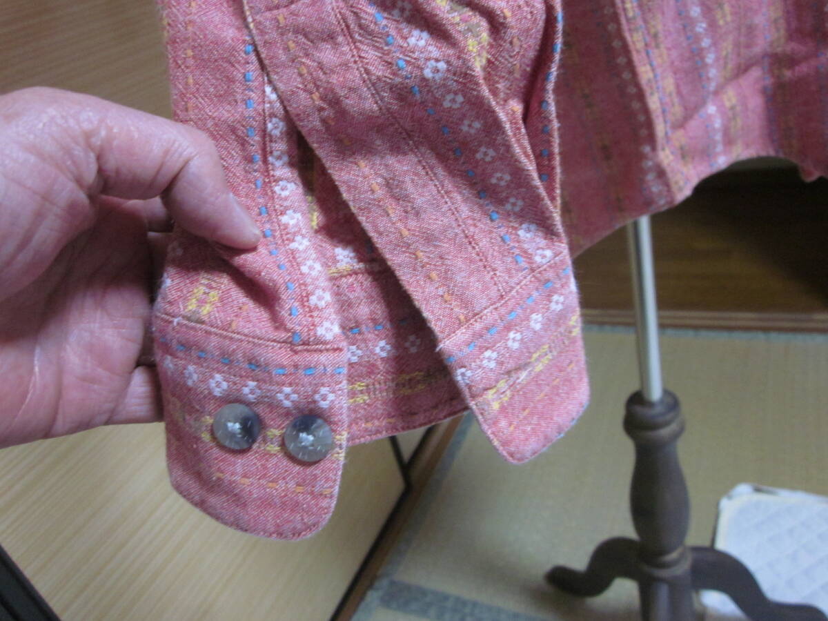 ☆☆☆【 新規出品 】SINA COVA シナコバ LUPO DI MARE：長袖デザインシャツ：MADE IN JAPAN製：正規品：サイズ表示 LL：送料無料_画像5