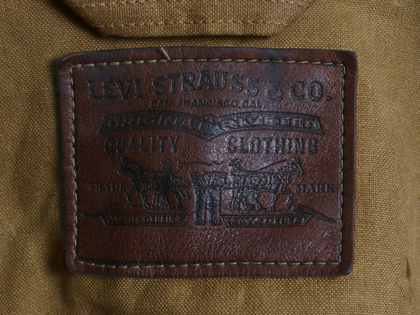 2010年製 USA製 ★ リーバイス x フィルソン オイル フィニッシュ トラッカー ジャケット メンズ M / オイルド ティンクロス 70506タイプ_画像4
