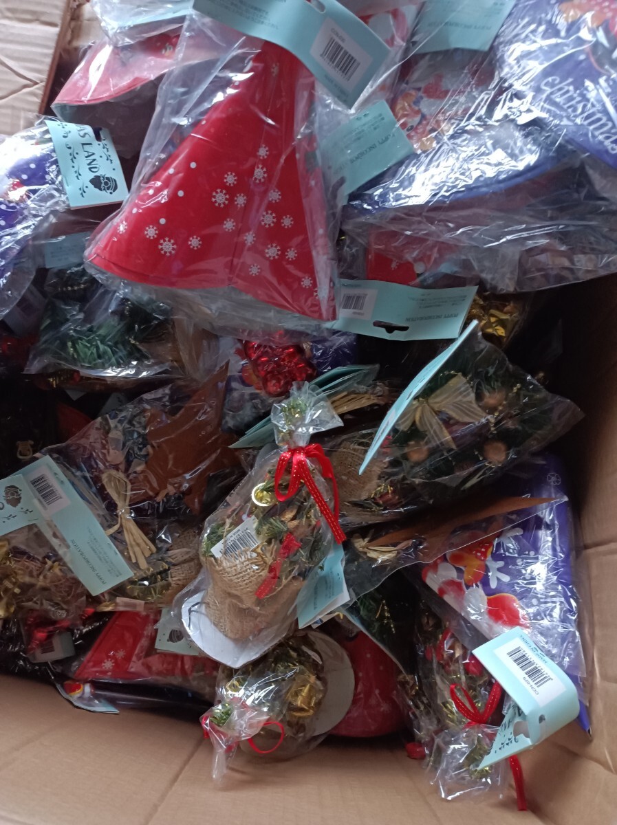 クリスマス ◆ 飾り 雑貨 ◆ 大量 ◆ 未使用 ◆ 売れ残り在庫品 【保管 倉庫】_画像6