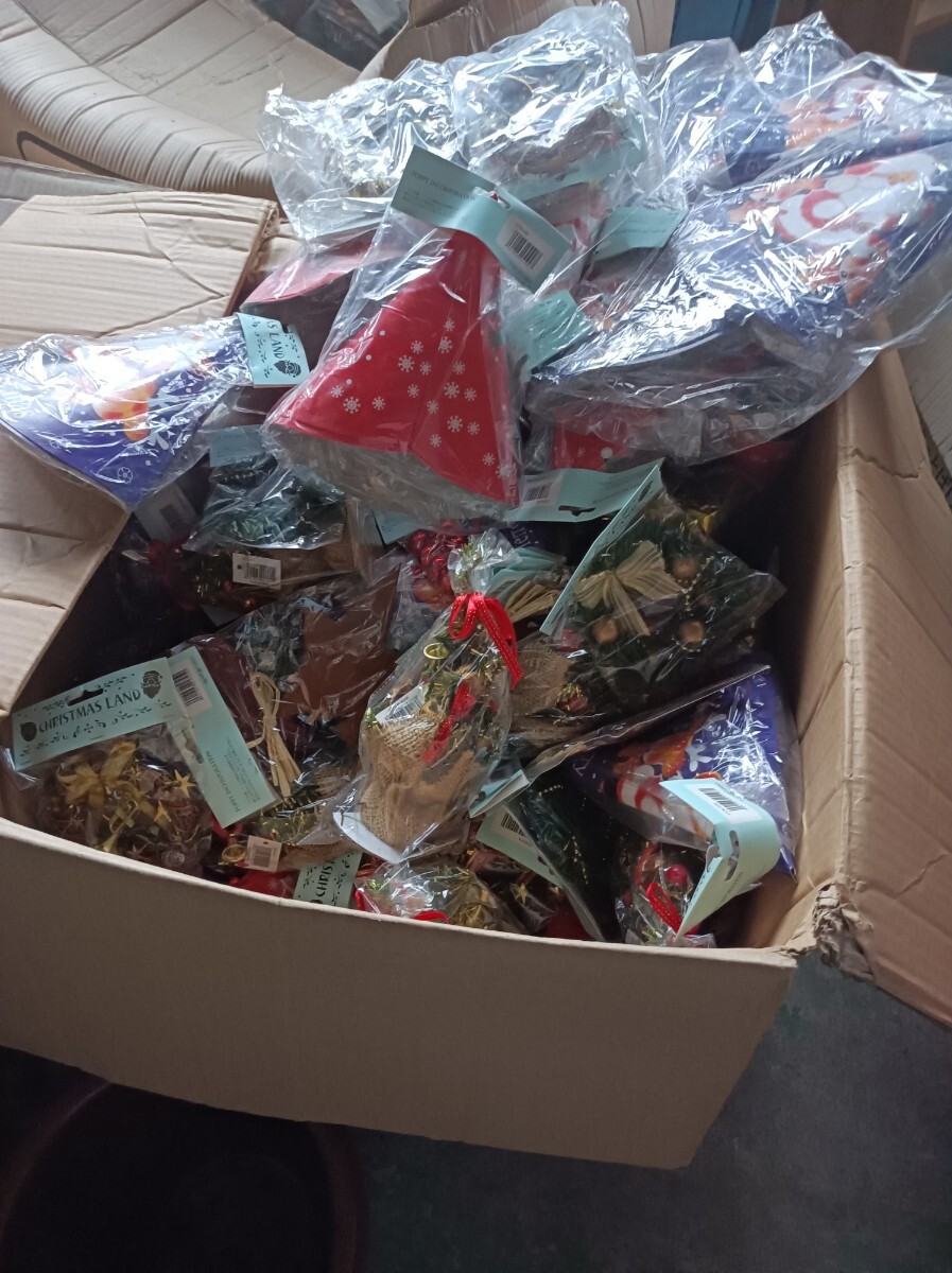 クリスマス ◆ 飾り 雑貨 ◆ 大量 ◆ 未使用 ◆ 売れ残り在庫品 【保管 倉庫】_画像9