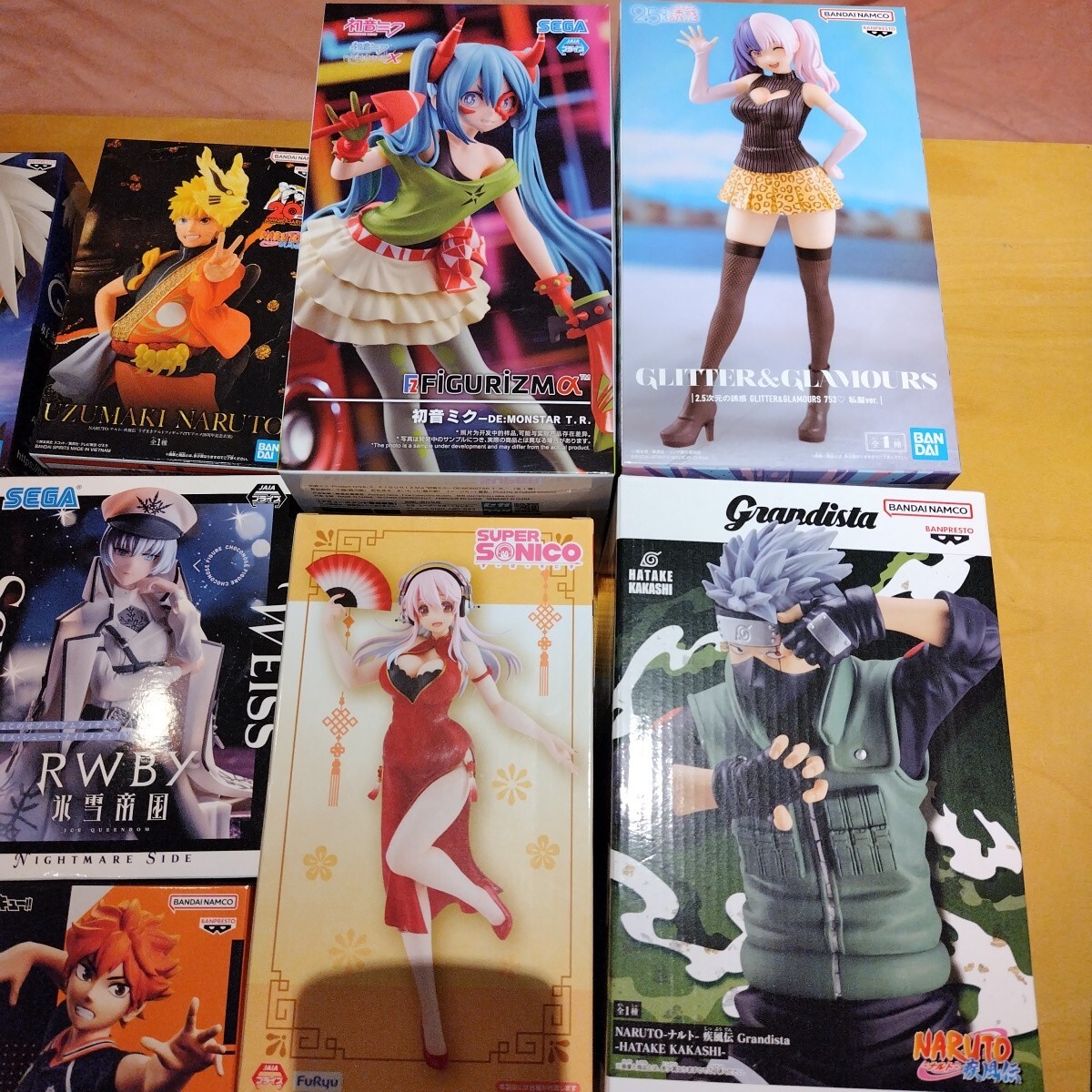 フィギュアおまとめ自宅保管品 美少女、ナルト、ハイキューなど11点_画像2