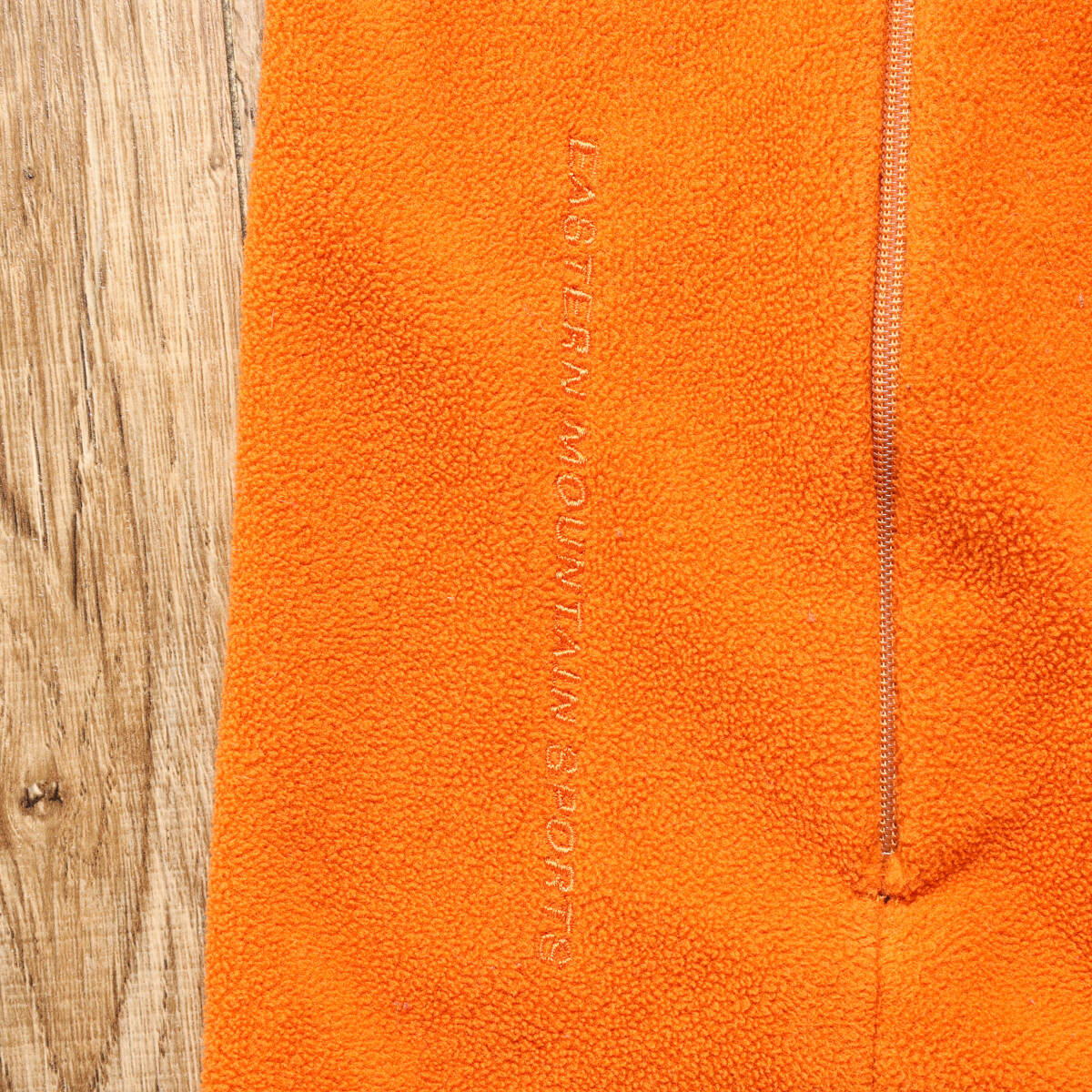 EMSイースタンマウンテンスポーツ◆スタンドカラー フリースベスト◆オレンジ◆サイズM_画像5