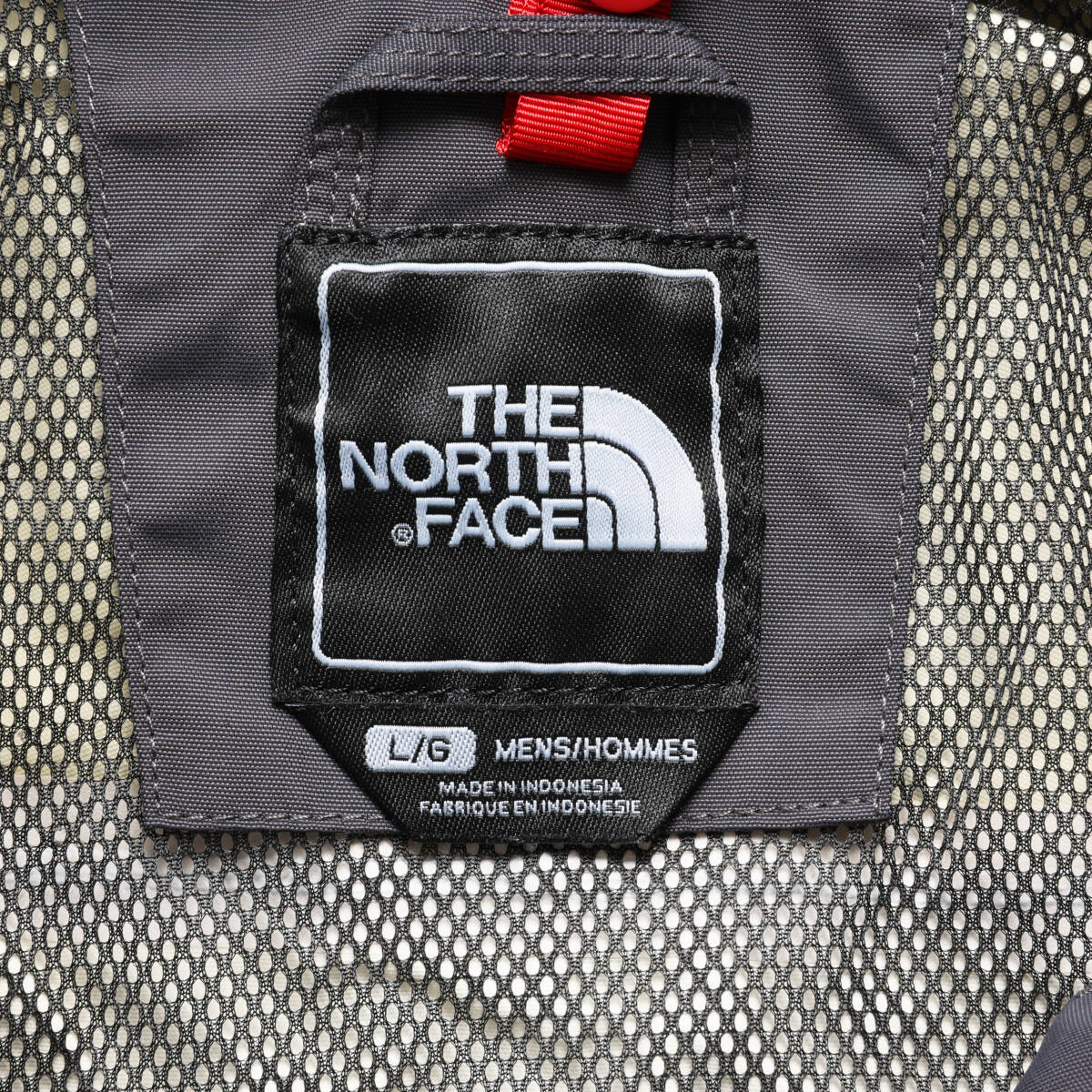 THE NORTH FACEノースフェイス◆ナイロンシェルジャケット◆チャコール×ブラック◆サイズL_画像6