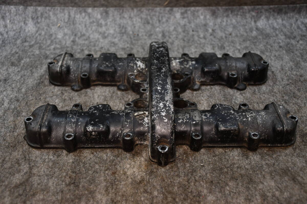 [Y25-3313]KAWASAKI Z400FX для оригинальный крышка головки цилиндров б/у товар /Z400FX крышка головки цилиндров /KZ550 крышка головки цилиндров /Z400FX оригинальный крышка головки цилиндров 