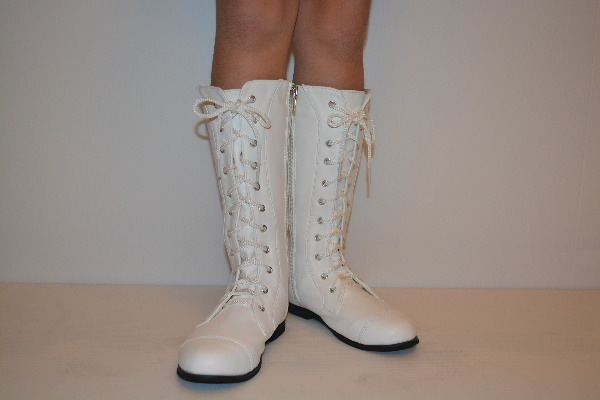  белый цвет * детский плетеный вверх сапоги 19cm* входить . тип, входить . тип .