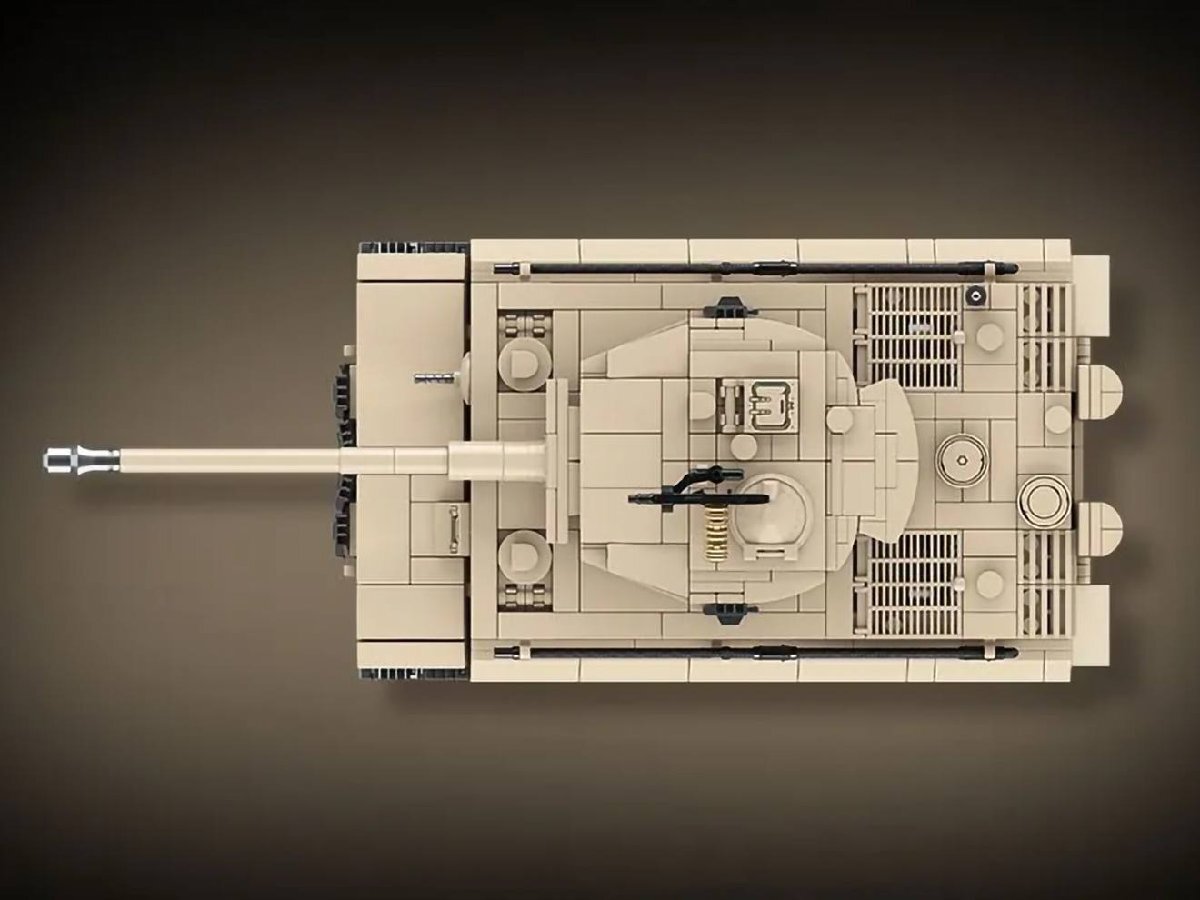 M0133P　AFM ドイツ軍 ティーガー1 主力戦車 1361Blocks_画像3