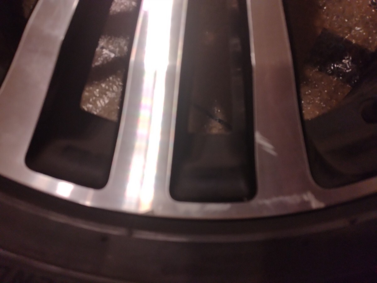 ☆４本セット☆オデッセイアブソルート純正18インチアルミホイール　７部山タイヤ付き_画像6