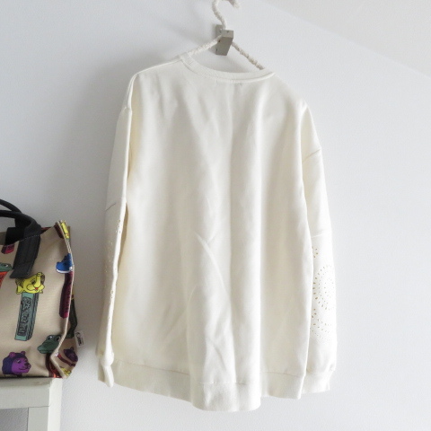 送料込 匿名配送 BARNYARDSTORM　バンヤードストーム　トレーナー　袖レース　サイズ０_画像5