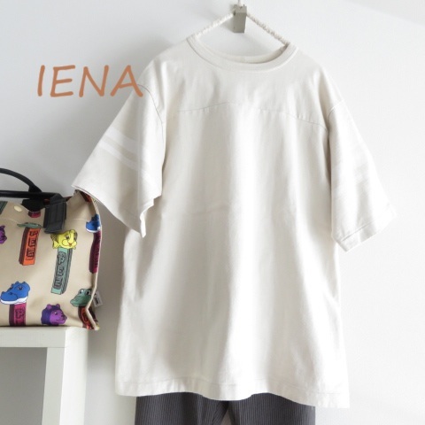 送料込 匿名配送 IENA イエナ　BIG　フットボール　Tシャツ　カットソー　未使用_画像1