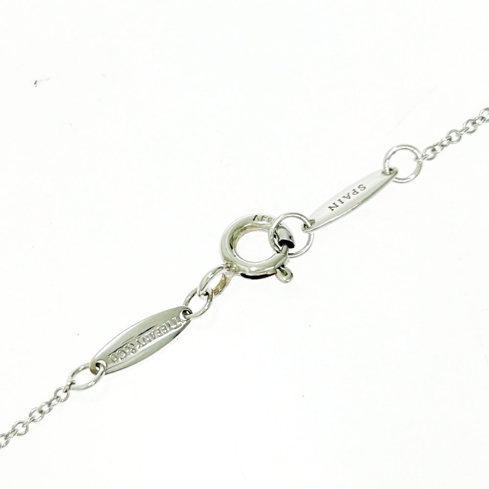 [1 иен старт ][ с коробкой ]TIFFANY & Co. Tiffany серебряный Open Heart Mini 1.4g 925 печать колье 525829