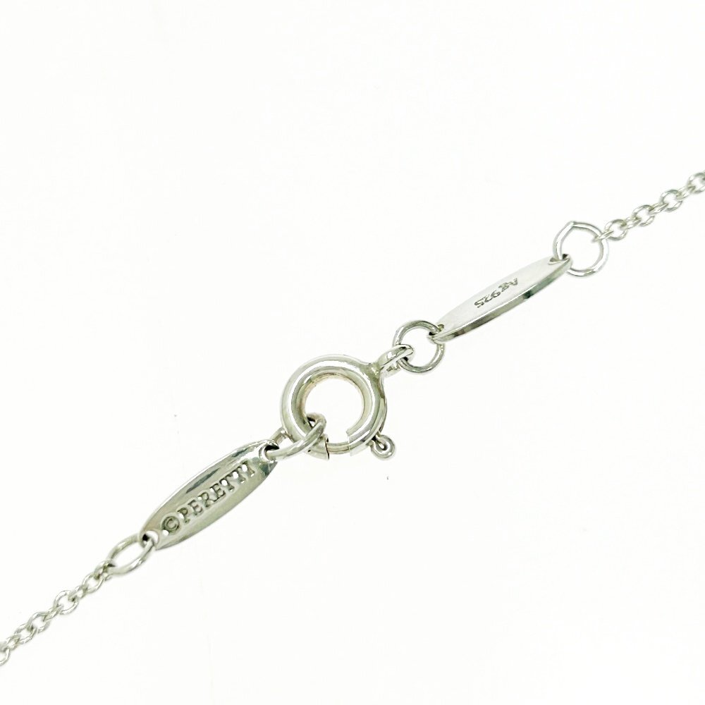 [1 иен старт ][ с коробкой ]TIFFANY & Co. Tiffany серебряный Open Heart 2.2g 925 печать колье 525828