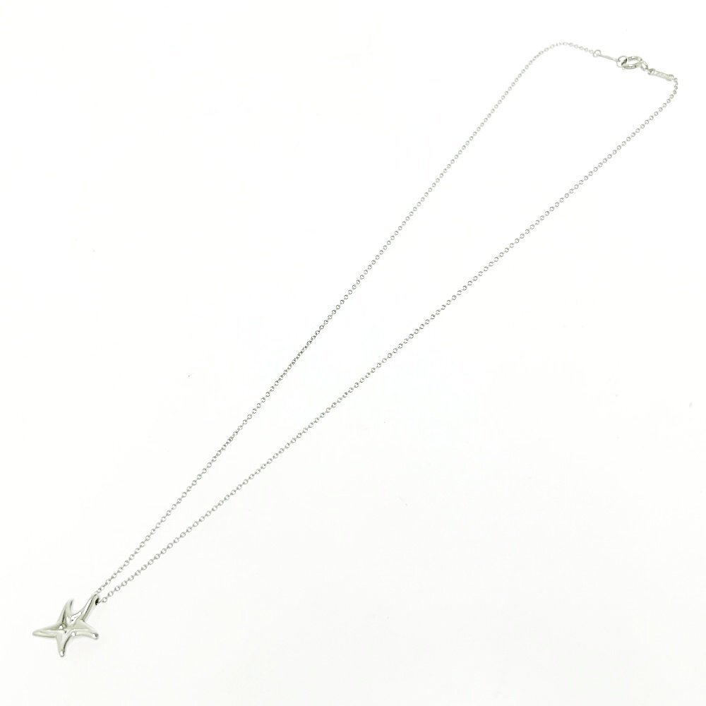 【1円スタート】TIFFANY & Co. ティファニー シルバー スターフィッシュ 3.1g 925刻印 ネックレス 525987_画像4