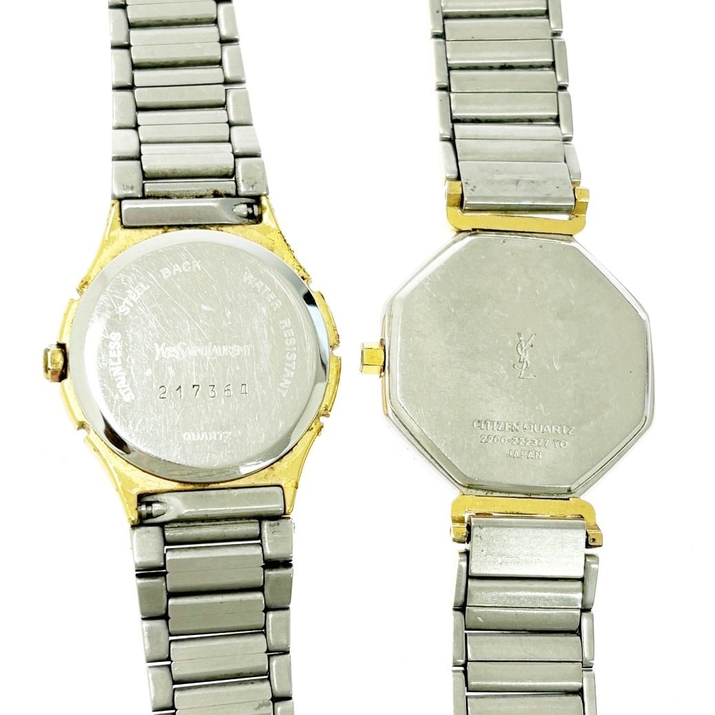 [1 иен старт ][ продажа комплектом ]YVES SAINT LAURENTivu* солнечный rolan часы * работа товар * неподвижный * утиль 510915