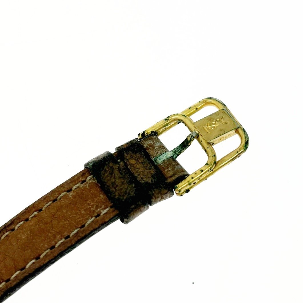 [1 иен старт ][ продажа комплектом ]YVES SAINT LAURENTivu* солнечный rolan часы * работа товар * неподвижный * утиль 511762