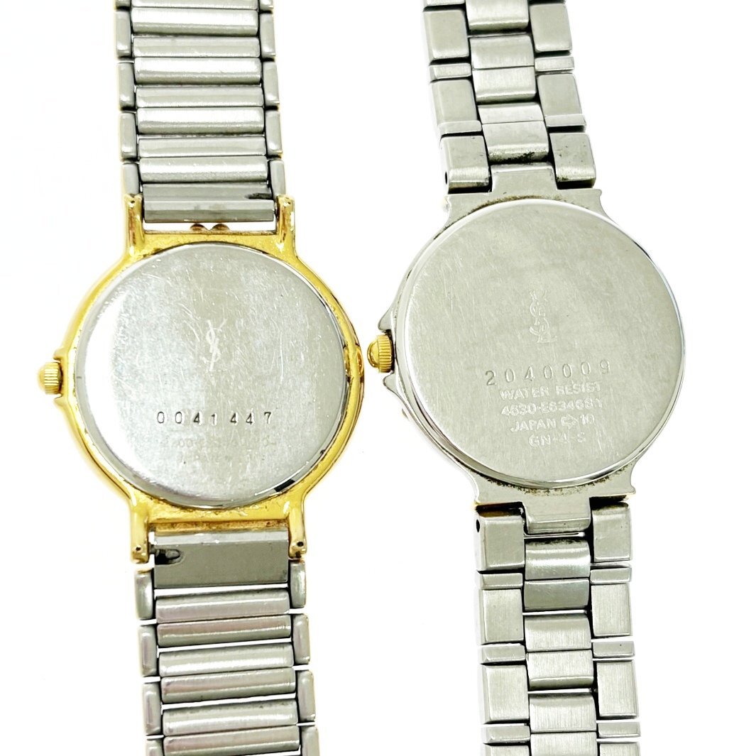 [1 иен старт ][ продажа комплектом ]YVES SAINT LAURENTivu* солнечный rolan часы * работа товар * неподвижный * утиль 511762