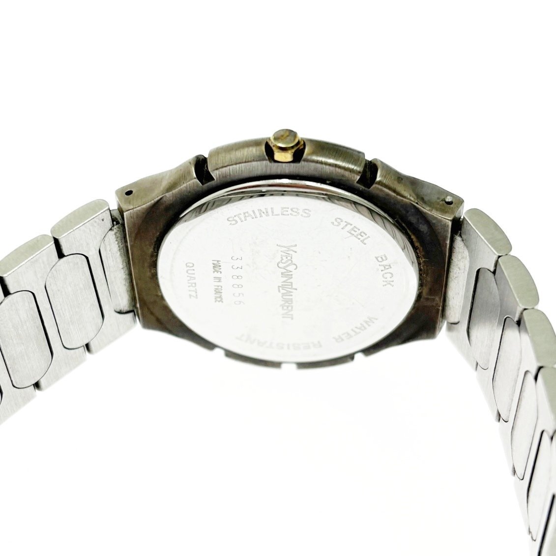 [1 иен старт ][ продажа комплектом ]YVES SAINT LAURENTivu* солнечный rolan часы * работа товар * неподвижный * утиль 510915