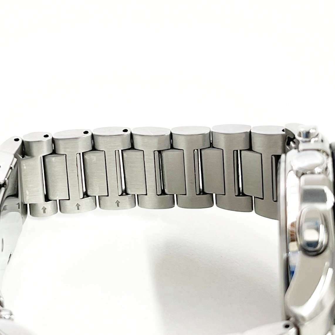 【1円スタート】CITIZEN シチズン E610-S074339 クロノグラフ エコドライブ SS 電波ソーラー メンズ腕時計 515039_画像7