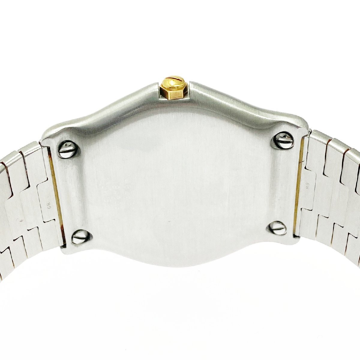 【1円スタート】EBEL エベル 184903 クラシック ウェーブ デイト GP×SS クオーツ メンズ腕時計 ジャンク 516734_画像6
