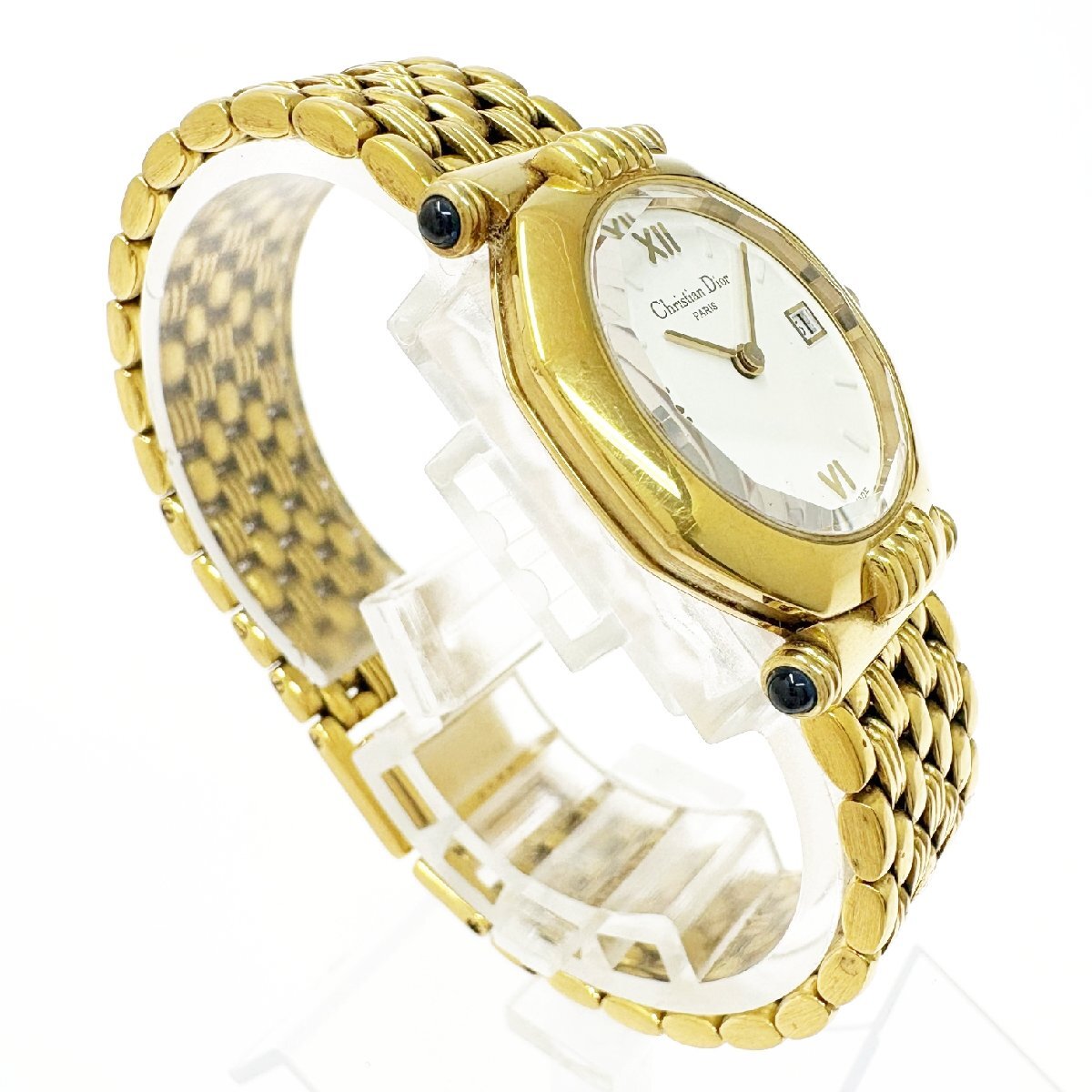 [1 иен старт ]Christian Dior Christian Dior 64151 ok tagon не пропускающее стекло GP кварц женские наручные часы 514984