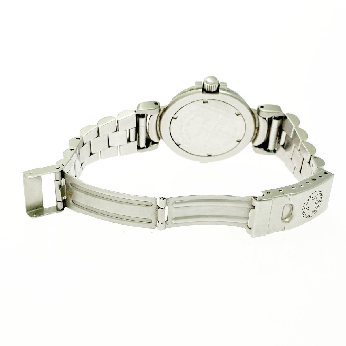 【1円スタート】HUNTING WORLD ハンティングワールド SPL.0144165 スポーツアバウト SS ブラック文字盤 クオーツ レディース腕時計 519508_画像5