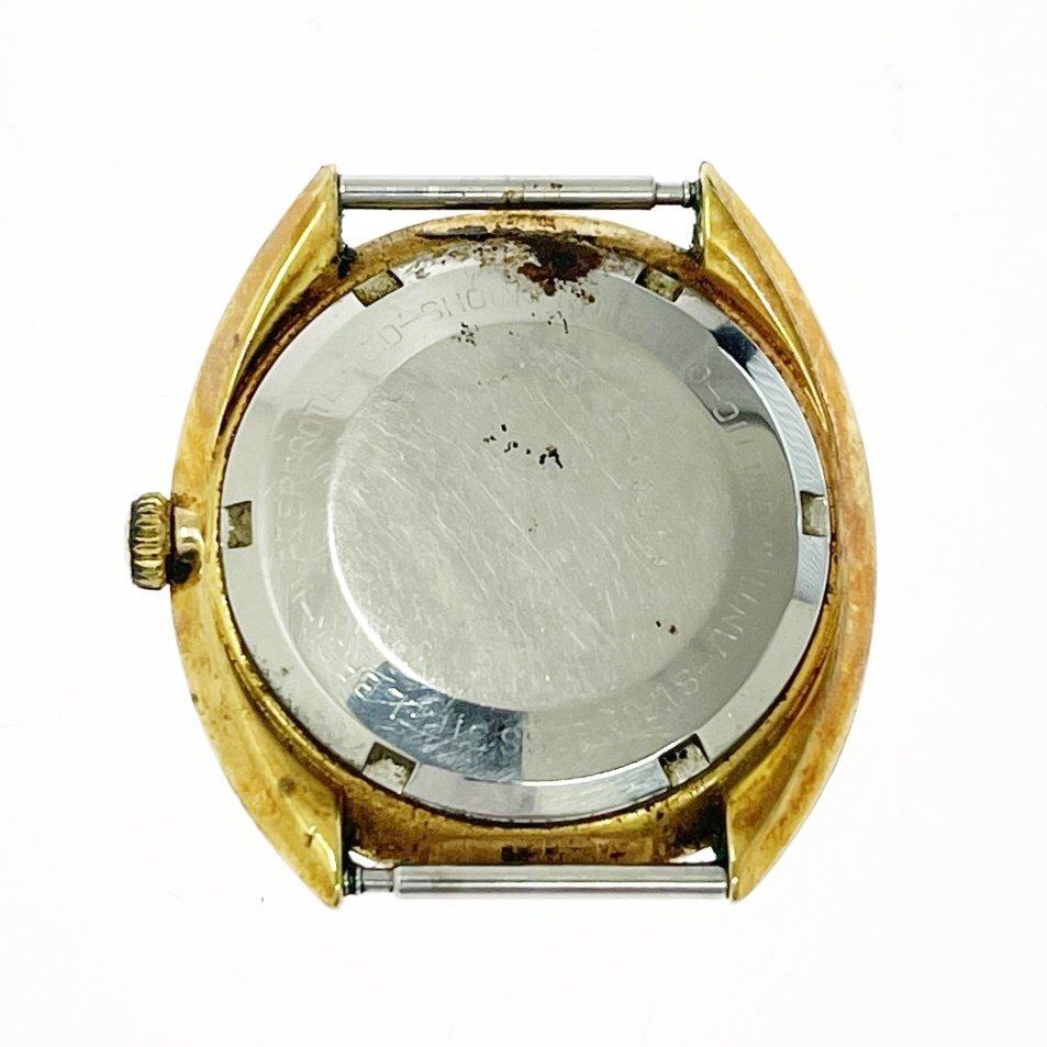 【1円スタート】【訳あり品】HAMILTON ハミルトン デイト GP×SS シルバー文字盤 自動巻き メンズ腕時計 507745_画像4