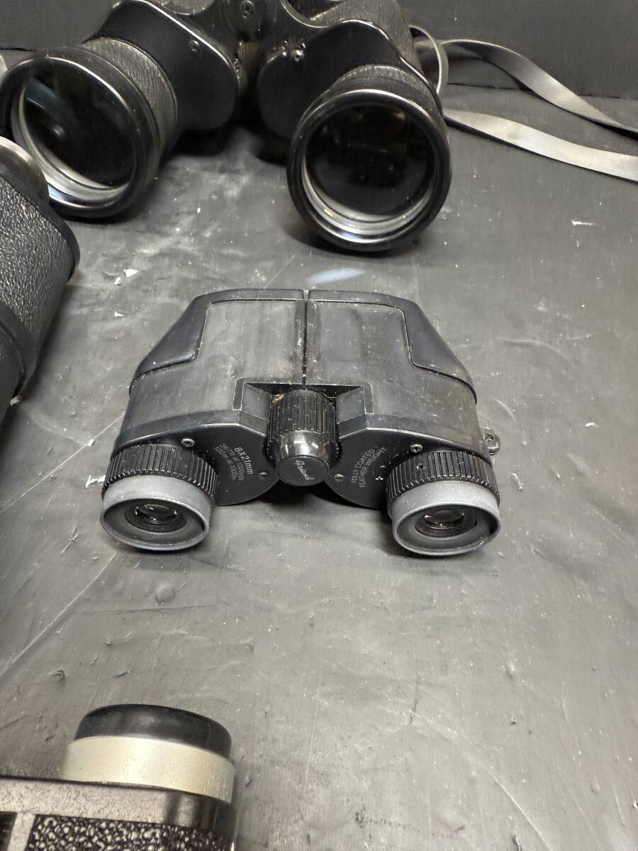 ★コレクター必見 双眼鏡 7個まとめ サイズいろいろ 自然観察 スポーツ観戦 ビンテージ コレクション 現状品 Se274_画像8