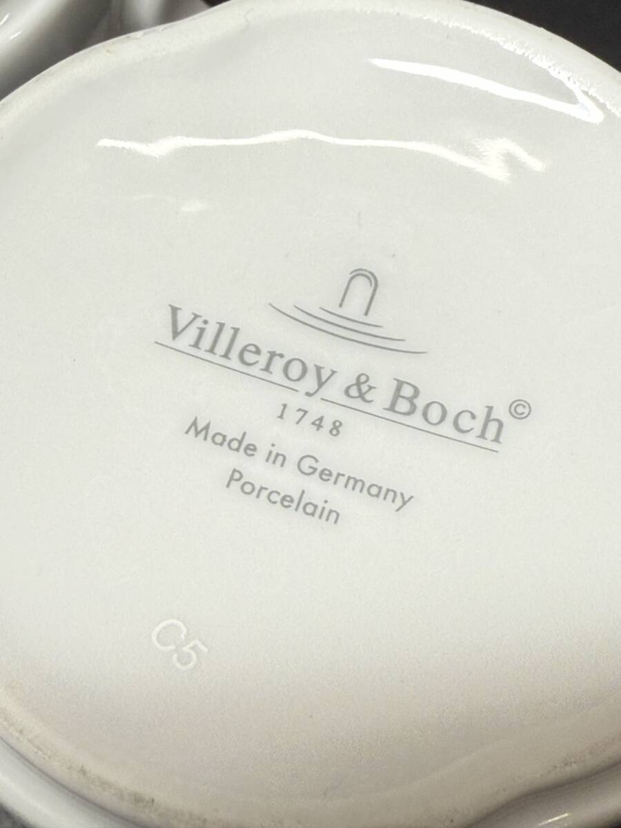 ★コレクター必見 Villeroy&Boch 1748 MADEInGERMANY Porcelaoin ドイツ製 ビレロイ&ボッホ マグカップ 2個 洋食器 茶器 コップ Se382_画像8