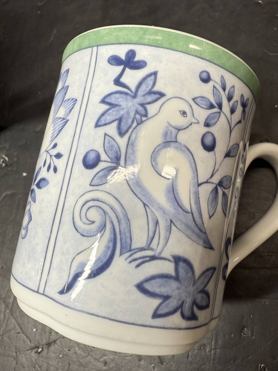 ★コレクター必見 Villeroy&Boch 1748 MADEInGERMANY Porcelaoin ドイツ製 ビレロイ&ボッホ マグカップ 2個 洋食器 茶器 コップ Se382_画像4