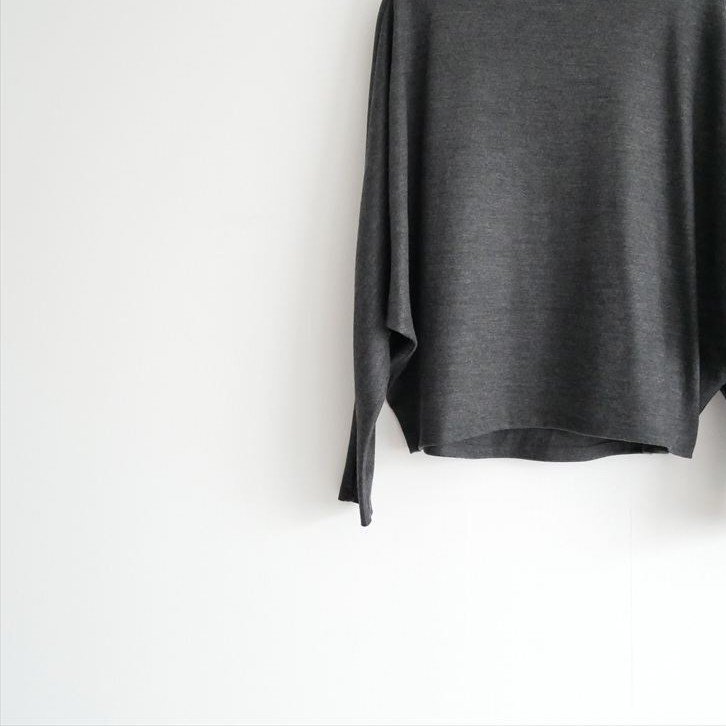 2025AW今季・人気完売色 / 未使用 / GALERIE VIE / ウォッシャブルウールジャージー ドルマンスリーブプルオーバー カットソー / 2510-1159_画像3