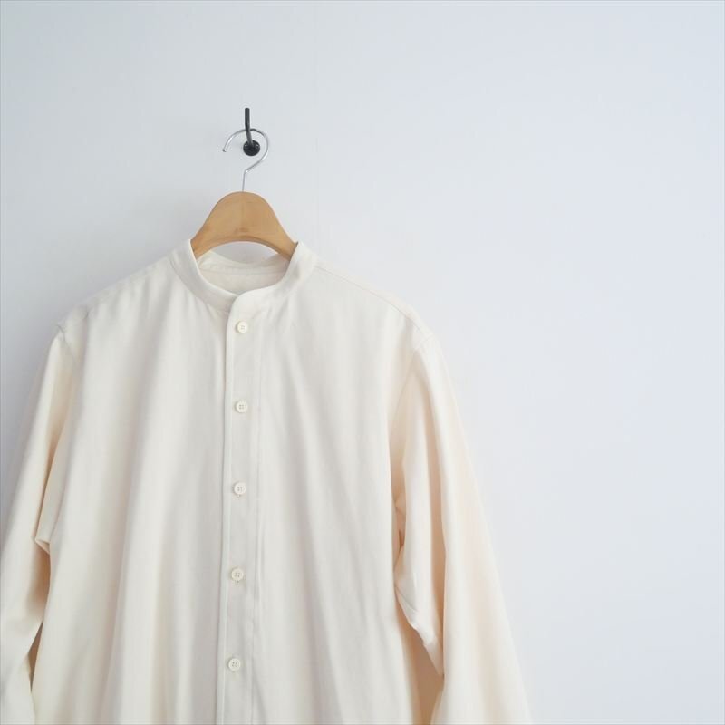 〇2025 / ASEEDONCLOUD アシードンクラウド / スタンドカラーカットソーカーディガン S / 251603 / 2507-2144_画像2