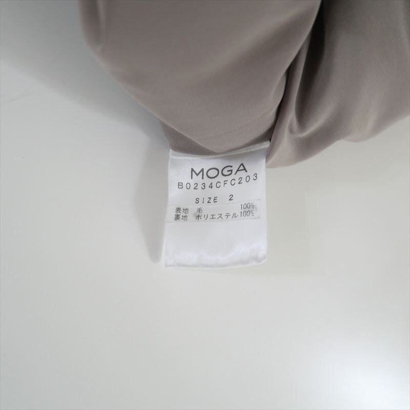 2023AW / MOGA モガ / ノーカラーコート 2 / B0234CFC203 / 2409-0259_画像8