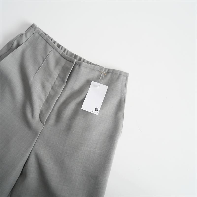 2023AW / Ballsey ボールジィ / TOMORROWLAND トゥモローランド / ライトカルゼ ストレートパンツ 36 / 11043404001 / 2411-0398_画像5