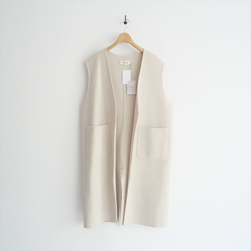 〇2023AW / evam eva エヴァムエヴァ / long vest ベスト / E233T162 / 2504-1115_画像1