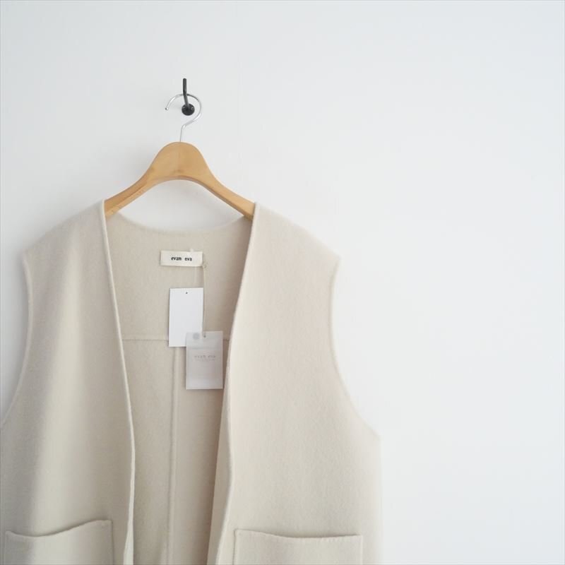 〇2023AW / evam eva エヴァムエヴァ / long vest ベスト / E233T162 / 2504-1115_画像2