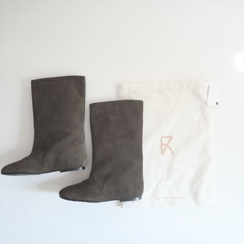 2025AW今季新作 / 未使用 / FABIO RUSCONI ファビオルスコーニ / ミドルブーツ 37 / 2509-0884_画像6