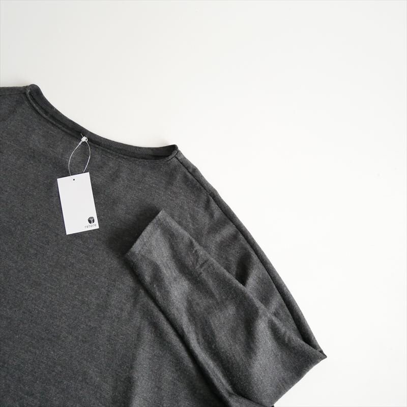 2025AW今季・人気完売色 / 未使用 / GALERIE VIE / ウォッシャブルウールジャージー ドルマンスリーブプルオーバー カットソー / 2510-1159_画像6