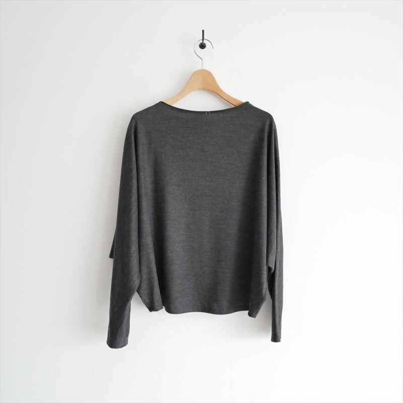 2025AW今季・人気完売色 / 未使用 / GALERIE VIE / ウォッシャブルウールジャージー ドルマンスリーブプルオーバー カットソー / 2510-1159_画像4