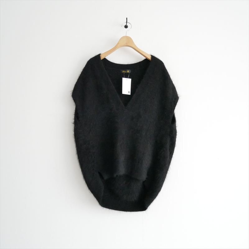 2022AW / Drawer ドゥロワー / 7GカシミヤVネックノースリーブニット / 6518-299-0500 / 2503-0309_画像1