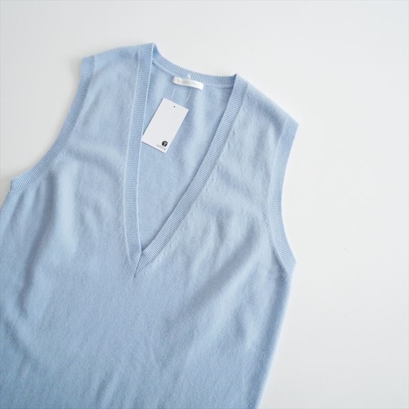 2023 / GALERIE VIE ギャルリーヴィー / スーパーファインウール Vネックベスト / 23023102715 / 2507-1079_画像5