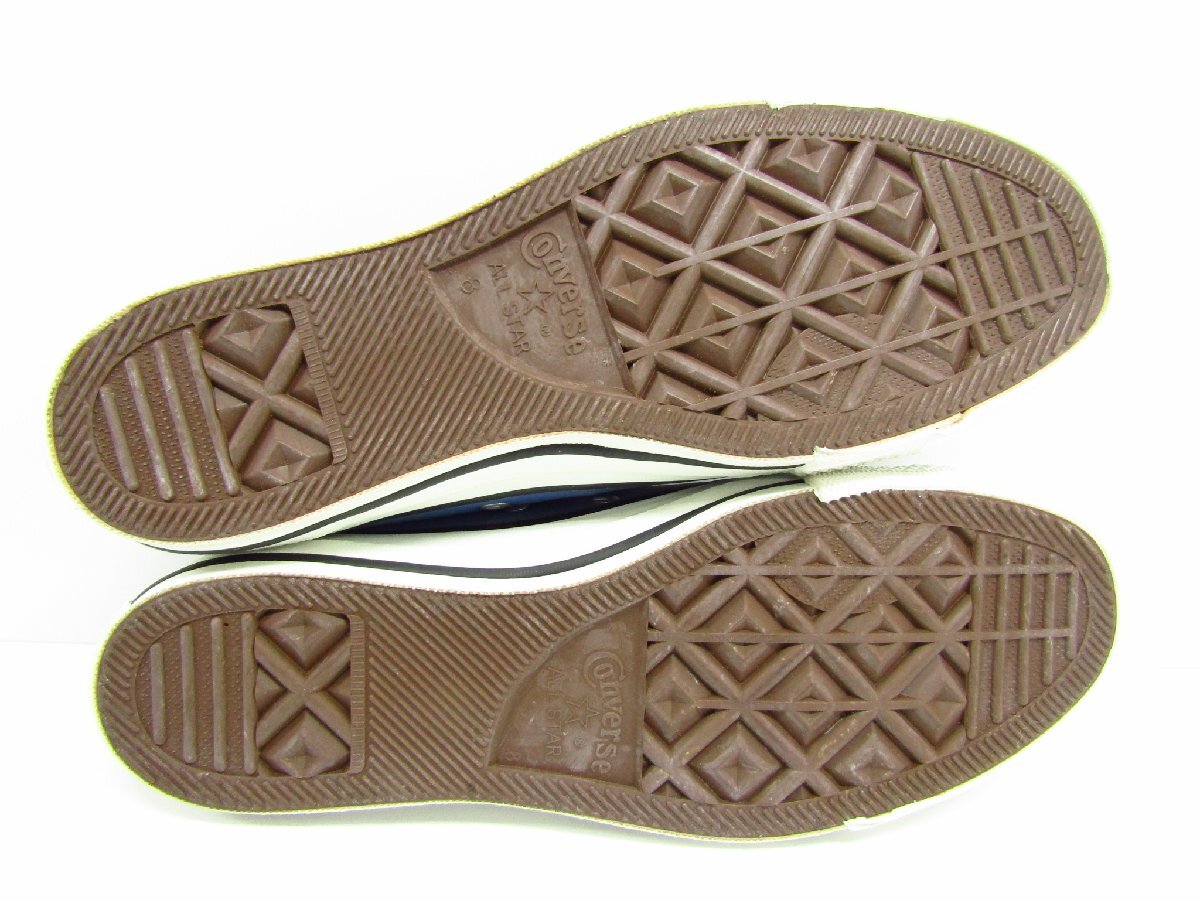 CONVERSE コンバース ALL STAR オールスター レザー スニーカー USA製 SIZE:US8 約26.0cm★SH8317_画像6