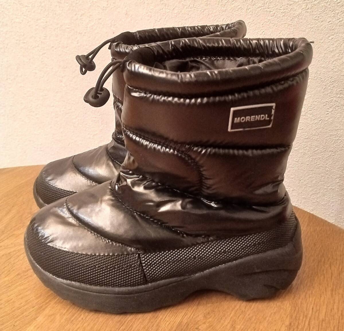 ☆MORENDL☆キッズスノーブーツ 22センチ　黒_画像2