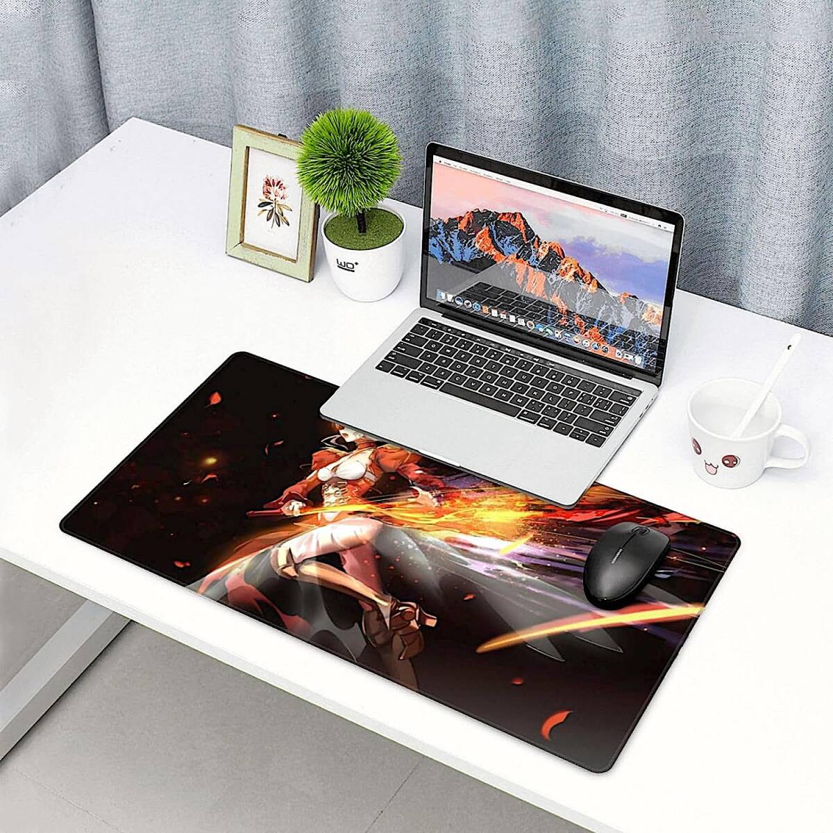  такой же человек товары Nero *kla ude . незначительный Fate/EXTRA настольный коврик / большой коврик для мыши A488 размер примерно 60×30cm нераспечатанный не использовался бесплатная доставка 